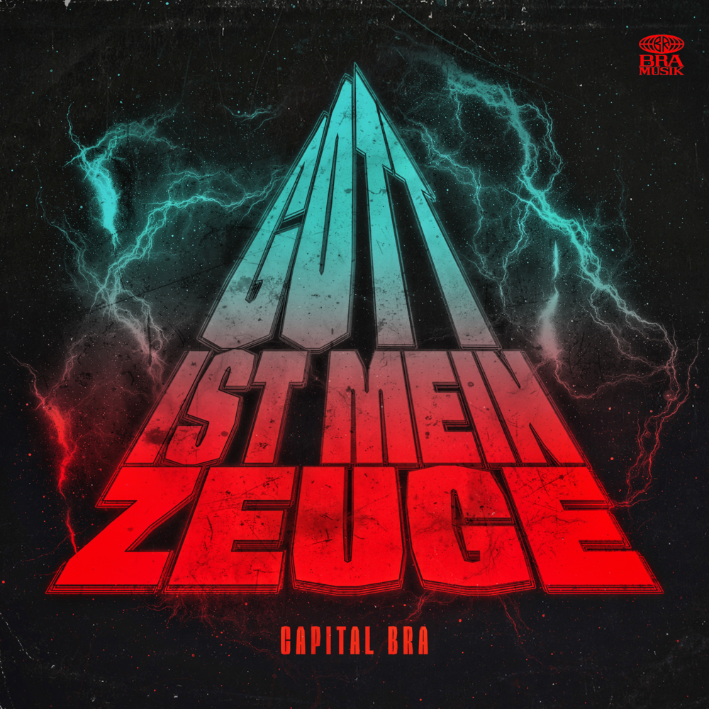 Album cover art for "Gott ist mein Zeuge" by Capital Bra
