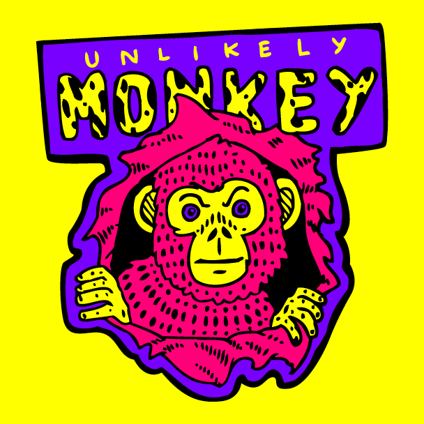 Album cover art for "Monkey" by Far From Alaska