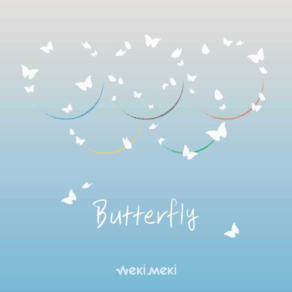 Album cover art for "Butterfly" by Weki Meki