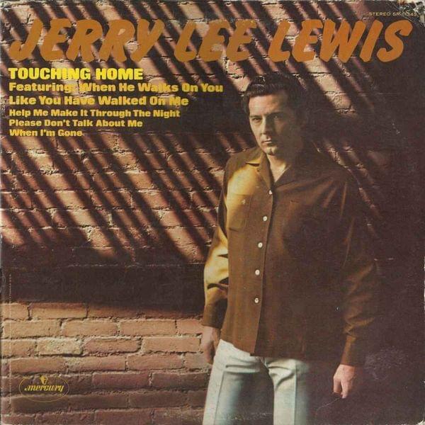 Album cover art for "Touching Home" by Jerry Lee Lewis