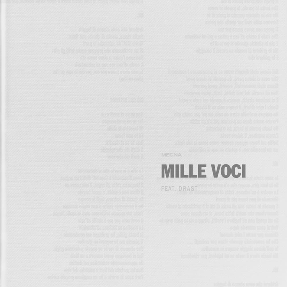 Album cover art for "Mille Voci" by Mecna & Drast