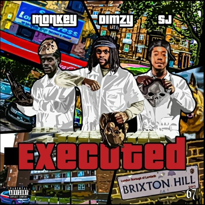 Album cover art for "Executed" by Dimzy & Monkey (67) & 67 Sj