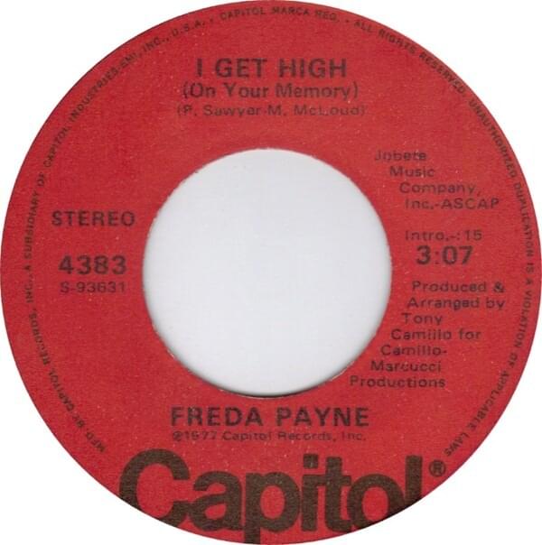I Get High (On Your Memory) by Freda Payne