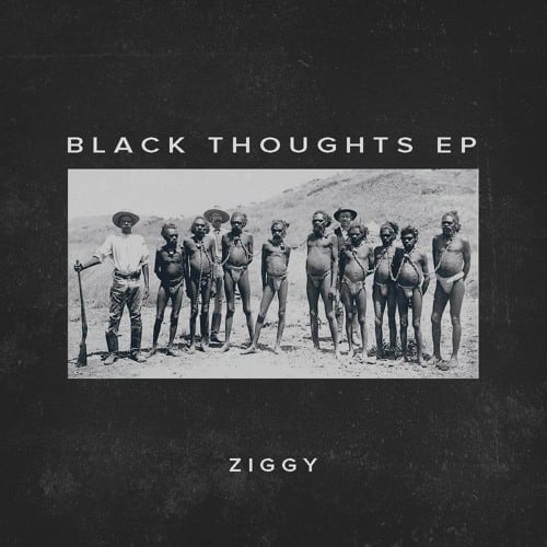 Album cover art for "Black Thoughts" by Ziggy Ramo & Stan Grant