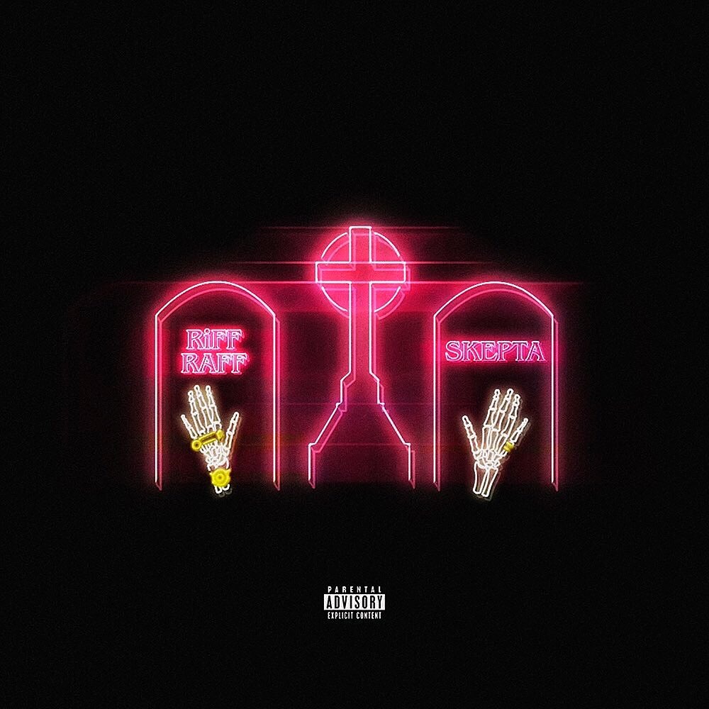 Album cover art for "BACK FROM THE DEAD" by RiFF RAFF & Skepta