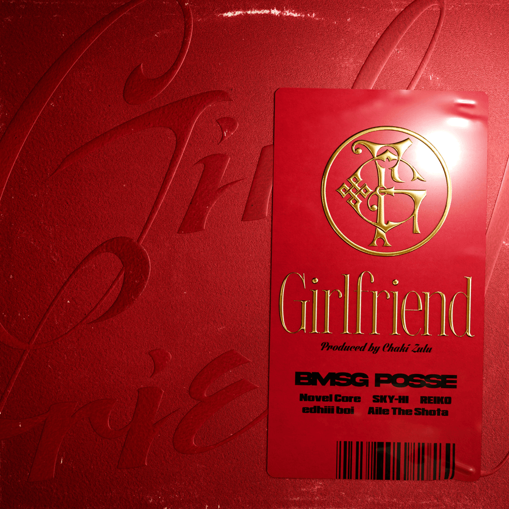 Album cover art for "Girlfriend" by BMSG POSSE
