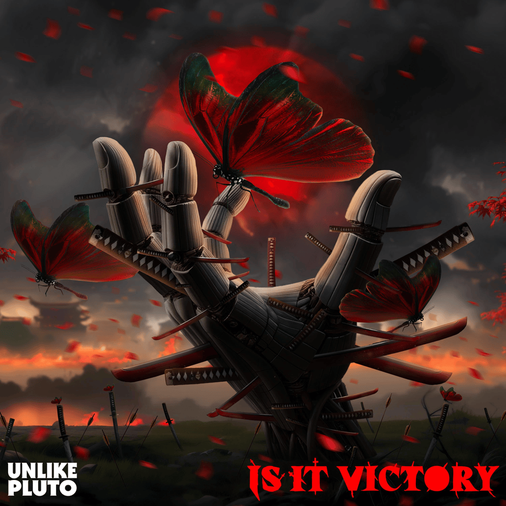 Album cover art for "Is It Victory" by Unlike Pluto