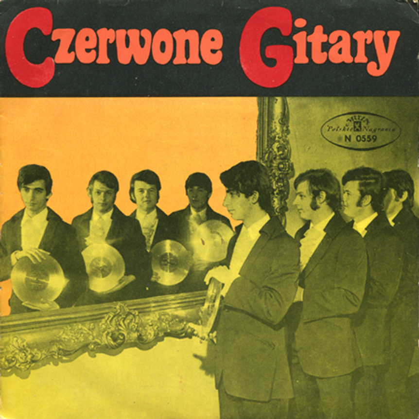 Album cover art for "Rok Z Kapryśną Dziewczyną" by Czerwone Gitary
