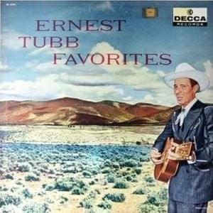 Album cover art for "Slippin’ Around" by Ernest Tubb