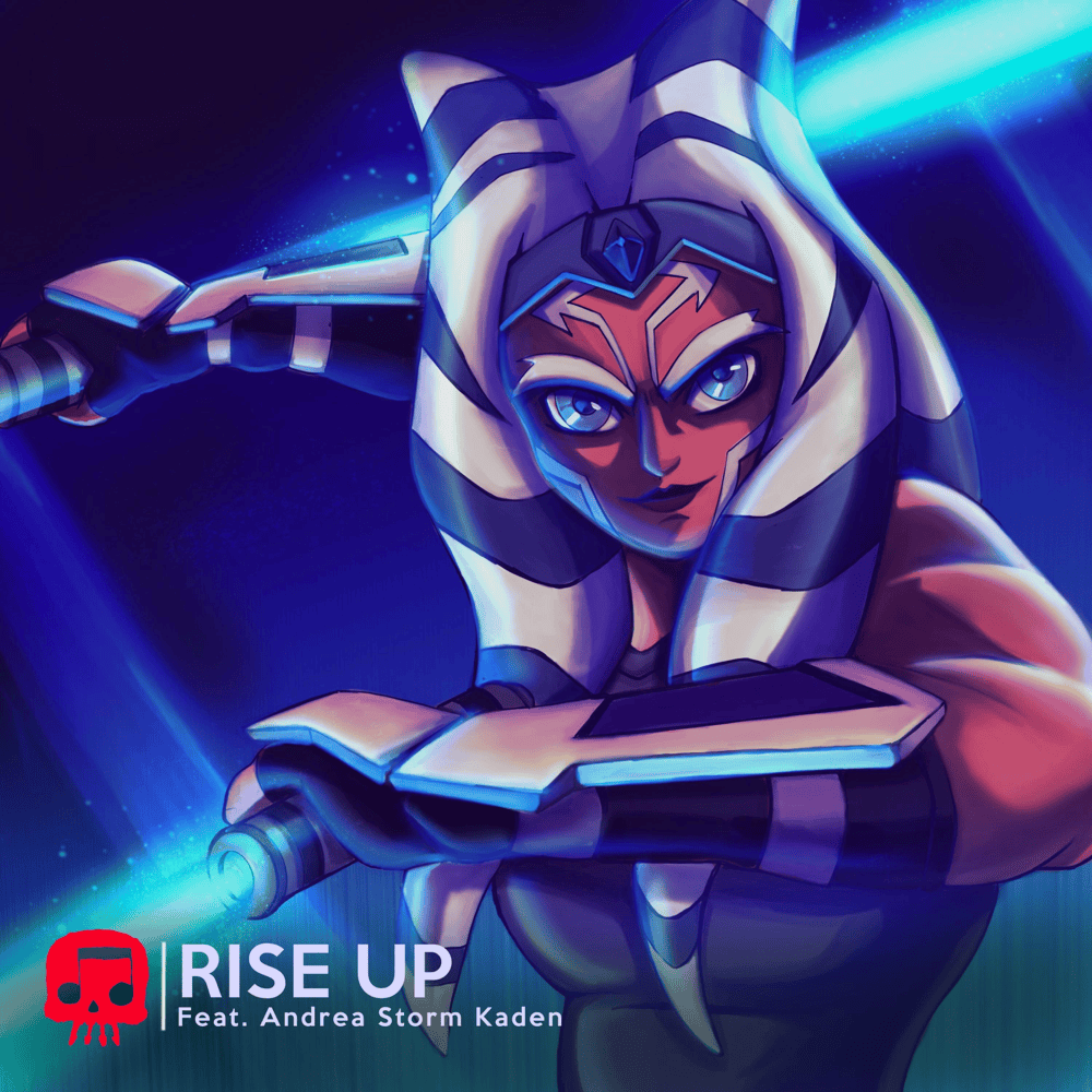 Album cover art for "Rise Up" by JT Music & Andrea Storm Kaden