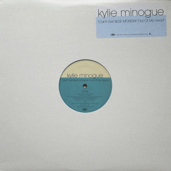 Album cover art for "Can’t Get Blue Monday Out of My Head" by Kylie Minogue