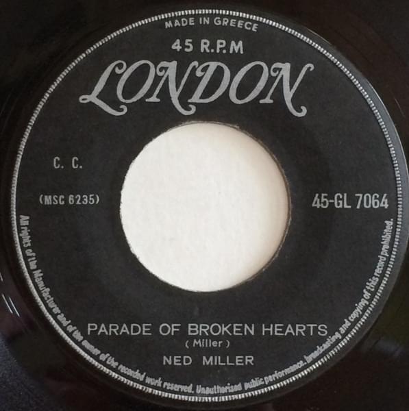 Parade of Broken Hearts by Ned Miller