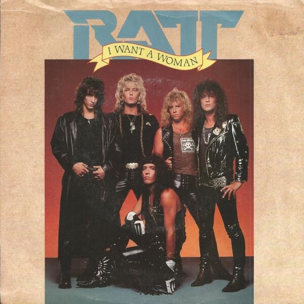 Album cover art for "I Want a Woman" by Ratt