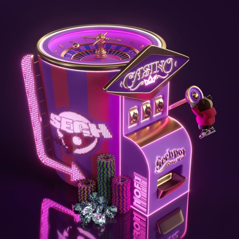 Album cover art for "Casino" by Sech