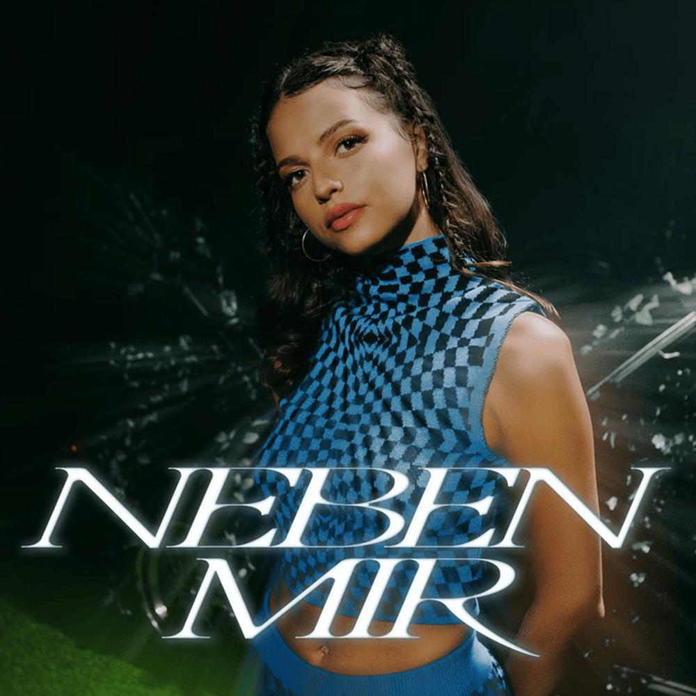 Album cover art for "Neben mir" by Nina Chuba