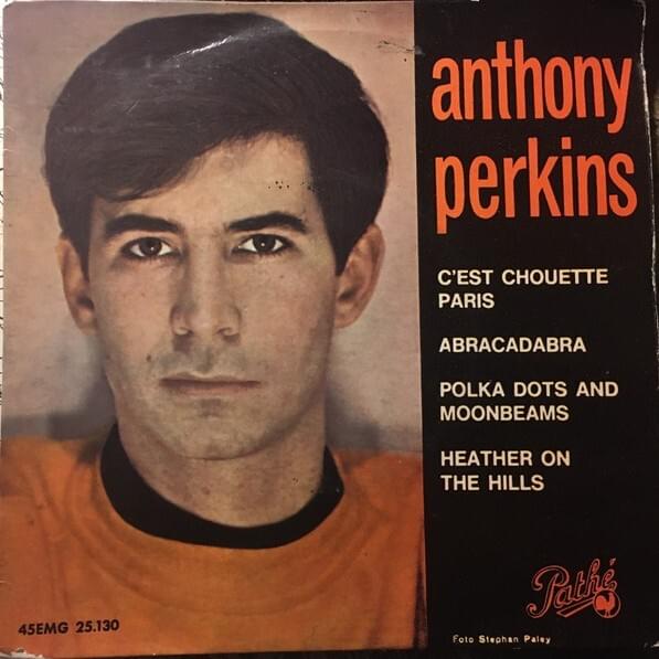 Album cover art for "C’est chouette Paris" by Anthony Perkins