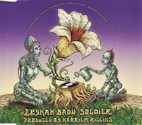 Album cover art for "Soldier" by Erykah Badu