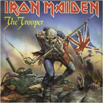 Album cover art for "Cross-Eyed Mary" by Iron Maiden