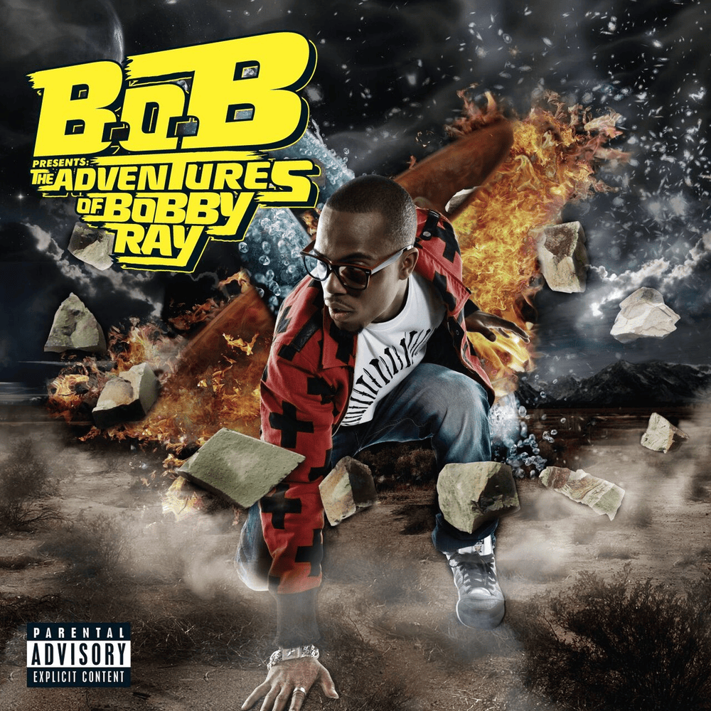 Album cover art for "Ghost in the Machine" by B.o.B