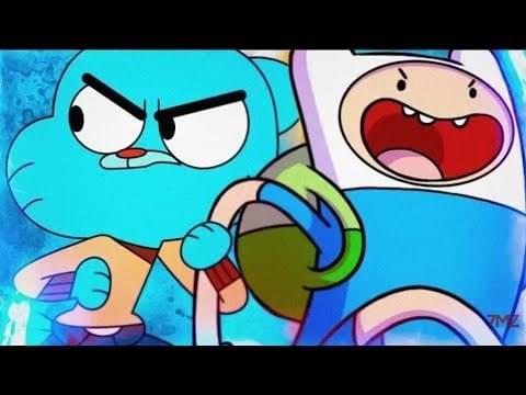 Album cover art for "Torneio de Titãs: Finn vs Gumball" by 7 Minutoz & TecPlays