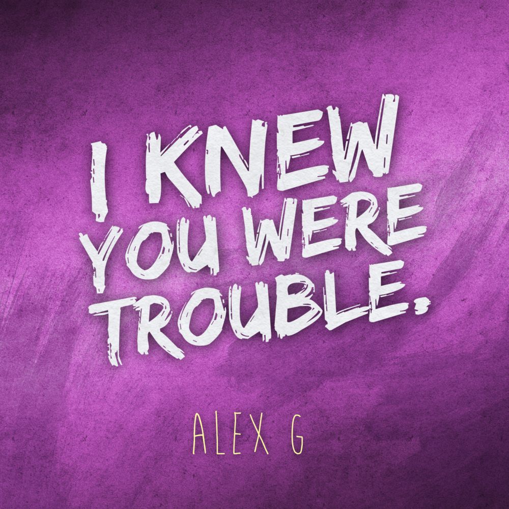 Album cover art for "I Knew You Were Trouble" by Alex Blue & Epps the Poet