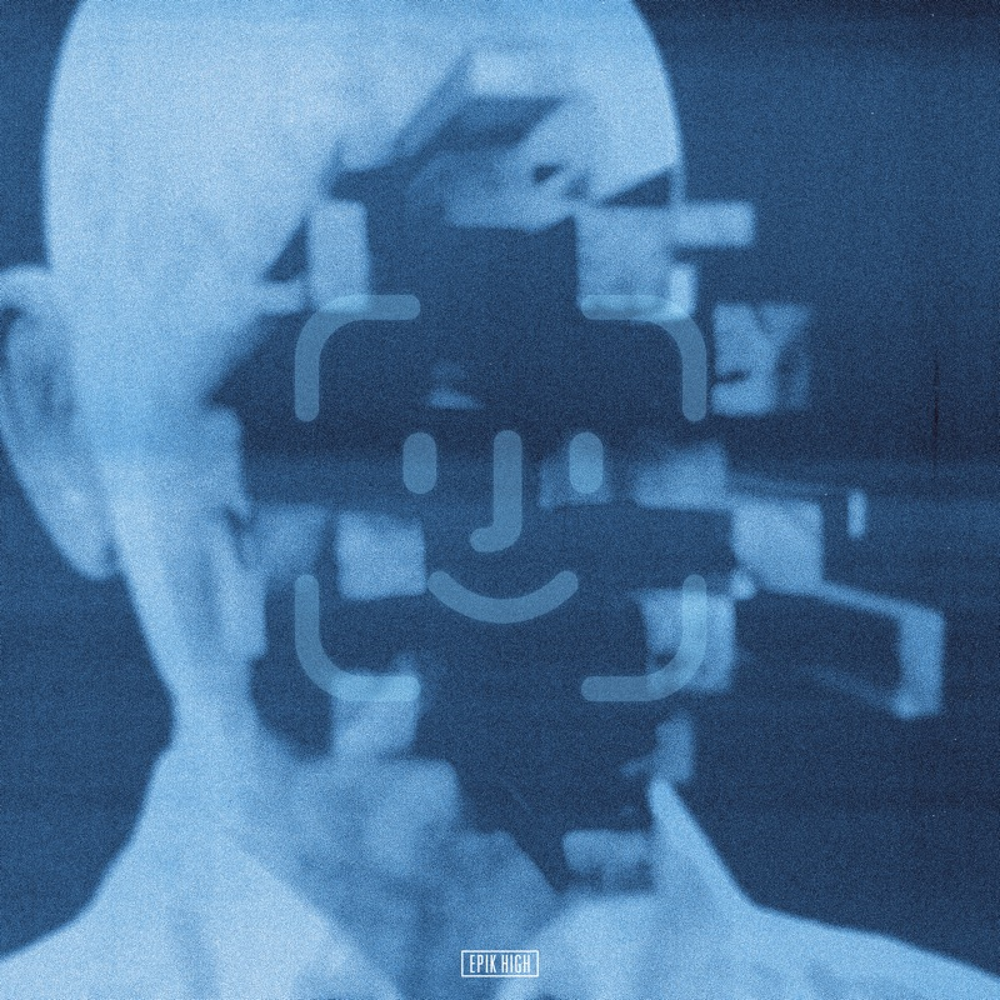 Album cover art for "FACE ID" by EPIK HIGH (에픽하이) & GIRIBOY (기리보이) & Sik-K (식케이) & JUSTHIS (저스디스)