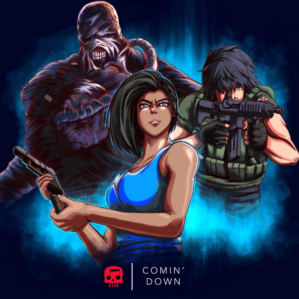 Album cover art for "Comin’ Down" by JT Music & Andrea Storm Kaden