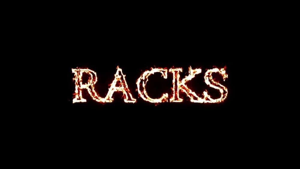 Album cover art for "Racks" by Myth Syzer & Loveni & Di-Meh & Slimka