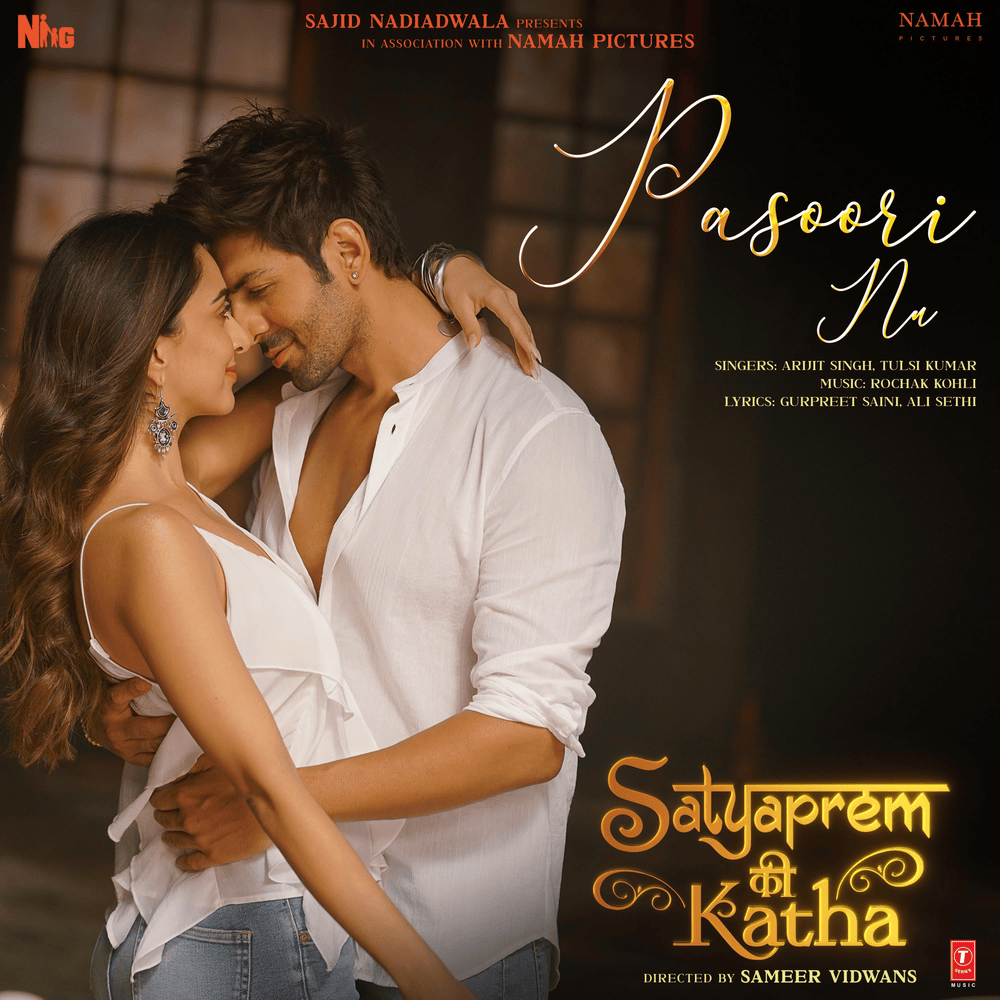 Album cover art for "Pasoori Nu" by Arijit Singh