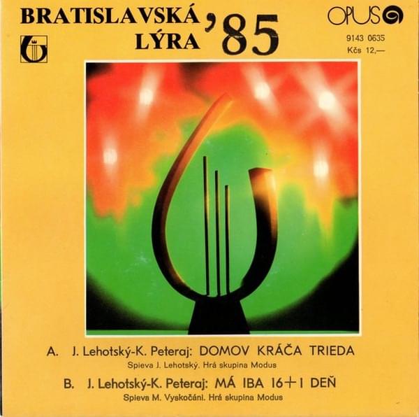 Album cover art for "Domov kráča trieda" by Modus (SVK)