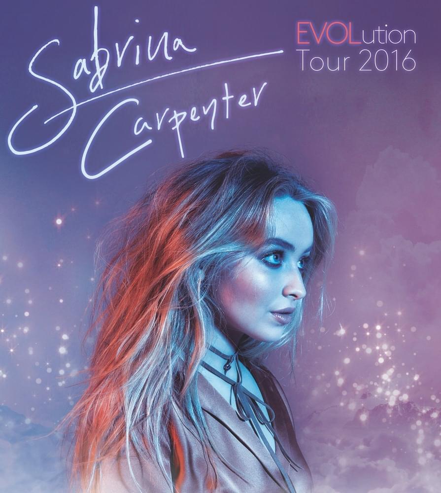 Album cover art for "EVOLution Tour Dates" by Sabrina Carpenter