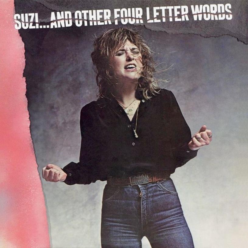 Album cover art for "Four Letter Words" by Suzi Quatro