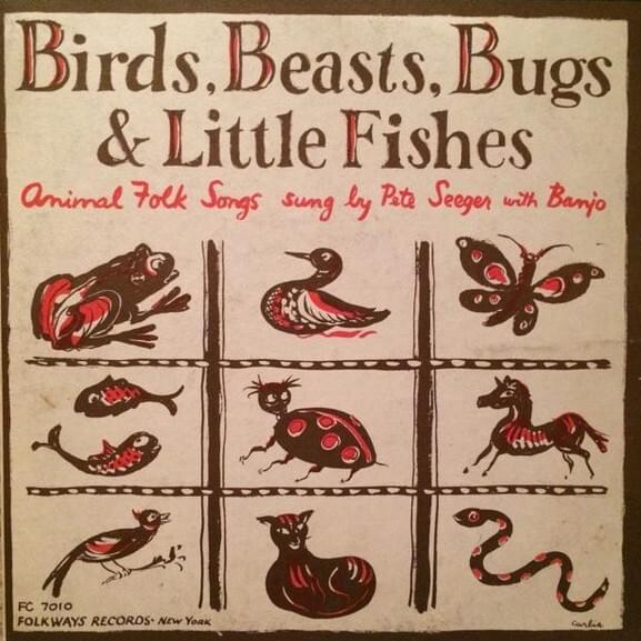 Album cover art for "The Old Hen" by Pete Seeger