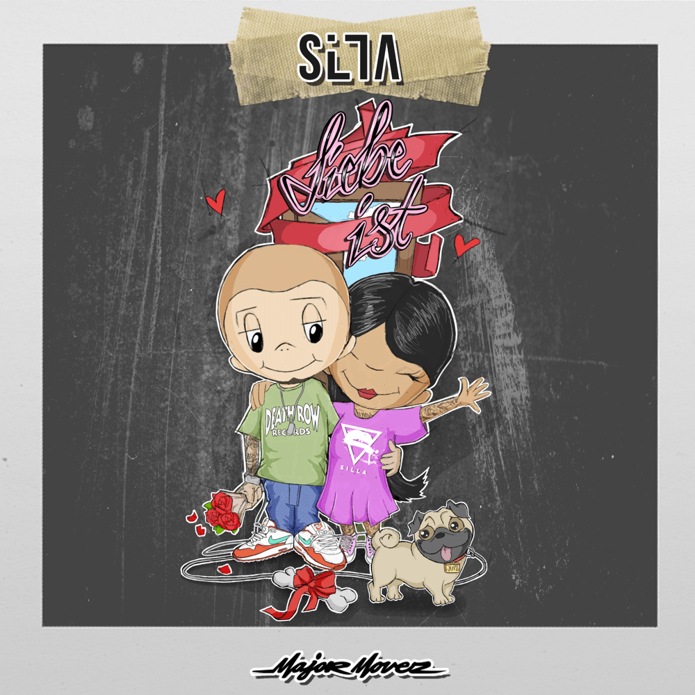 Album cover art for "LIEBE IST" by Silla