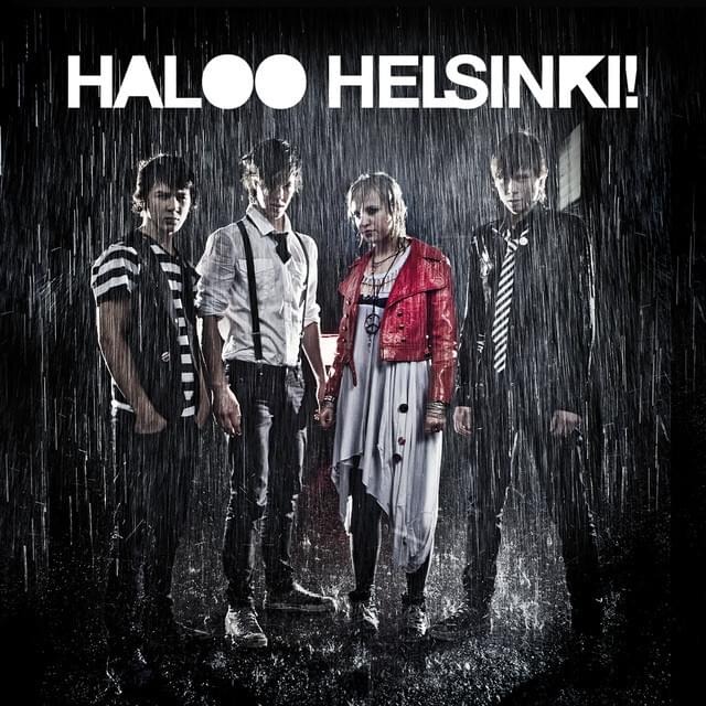 Album cover art for "Perjantaina" by Haloo Helsinki!