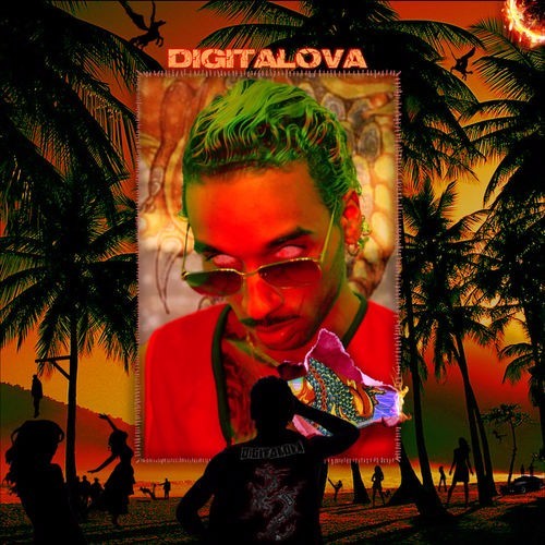 Album cover art for "Digital Vice City" by Laylow
