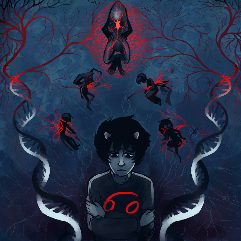 Album cover art for "Galactic Cancer" by Thomas Ferkol