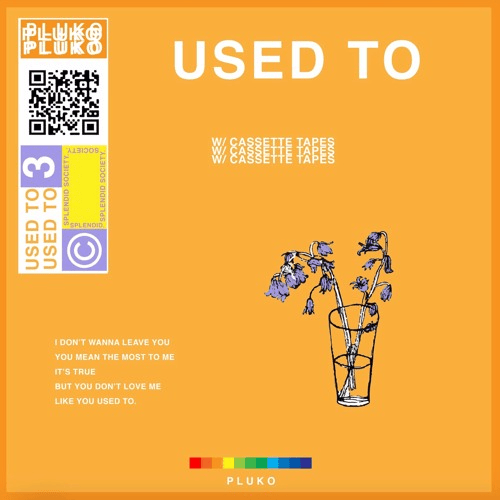 Album cover art for "used to" by pluko
