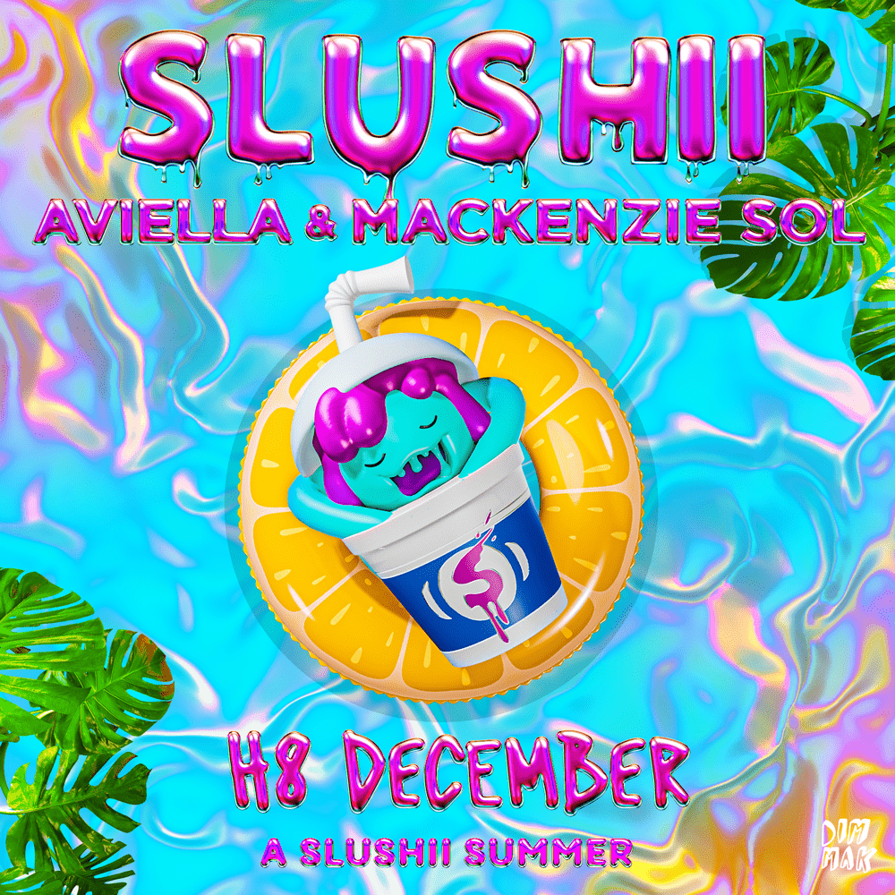 Album cover art for "H8 December" by Slushii