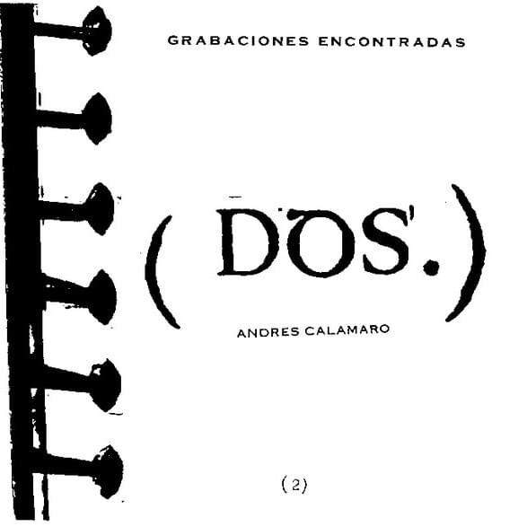 Album cover art for "Años" by Andrés Calamaro & Luca Prodan