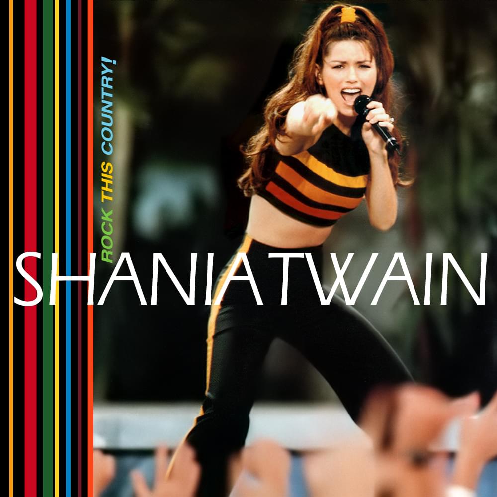 Album cover art for "Rock This Country!" by Shania Twain