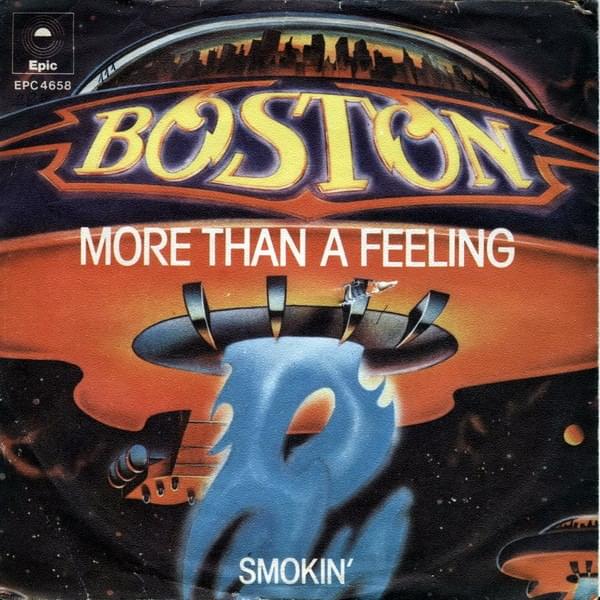 Album cover art for "More Than a Feeling" by Boston