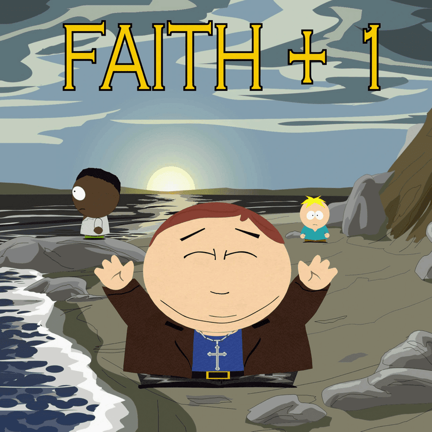 Album cover art for "Jesus (Looks Kinda Hot)" by Faith + 1