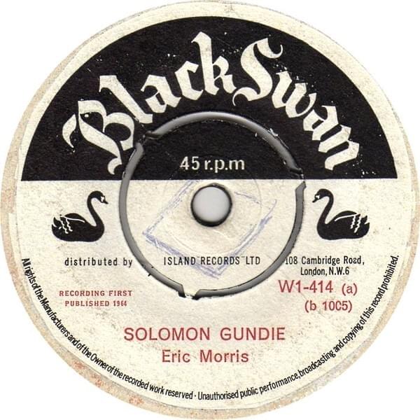 Album cover art for "Solomon Gundie" by Eric “Monty” Morris