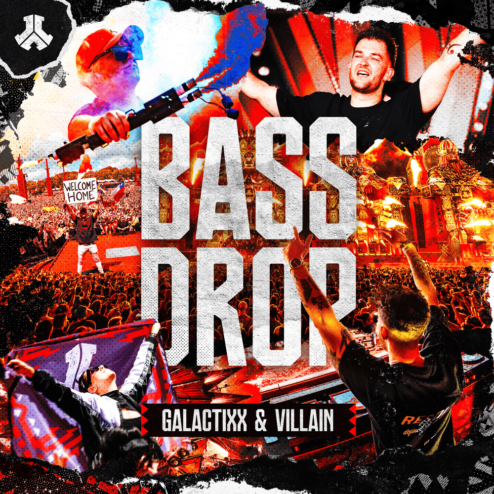 Album cover art for "Bass Drop" by Galactixx
