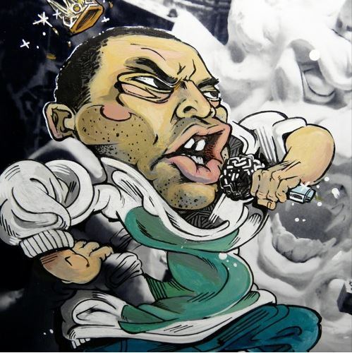 Album cover art for "L’homme contre le monstre (Intro)" by T.I.S