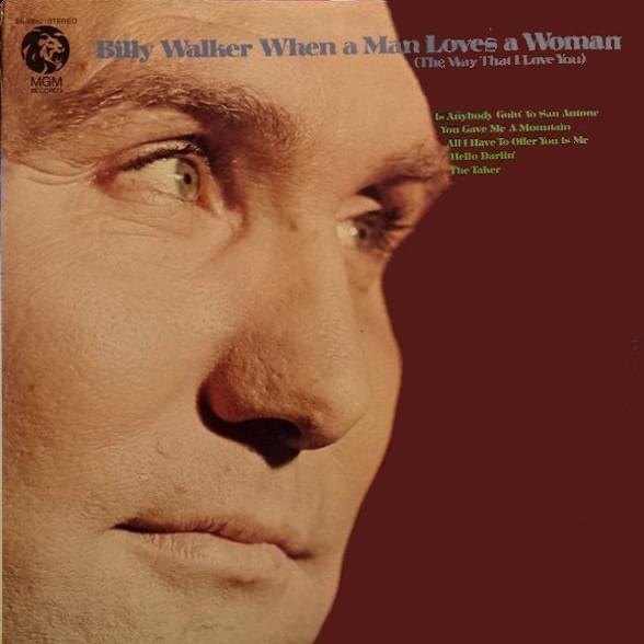 Album cover art for "You Gave Me A Mountain" by Billy Walker