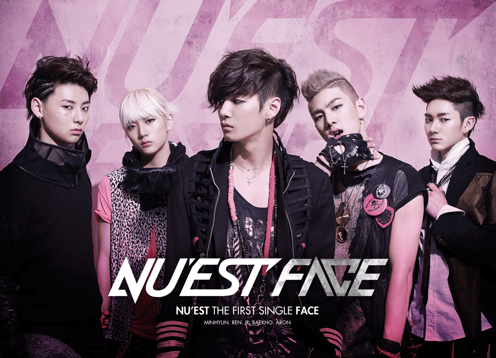 Album cover art for "NU, Establish, Style, Tempo" by NU’EST
