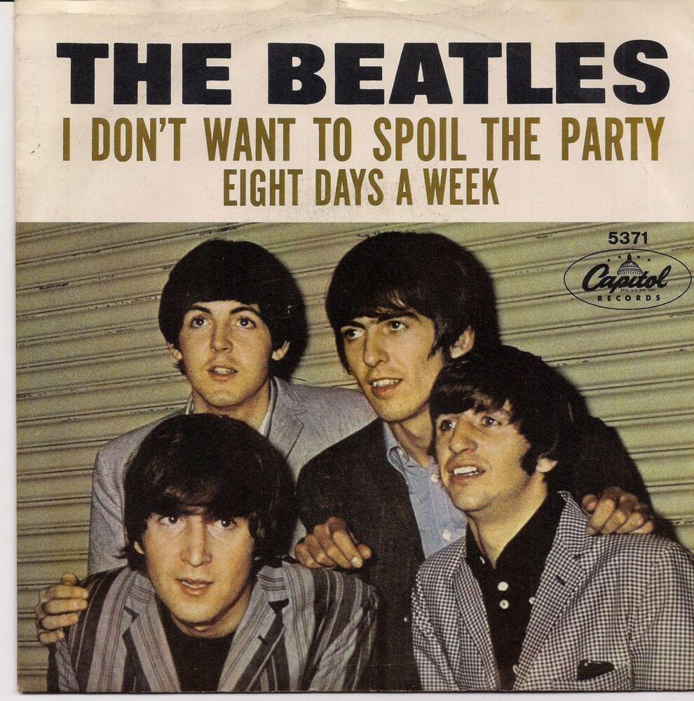Album cover art for "I Don’t Want to Spoil the Party" by The Beatles