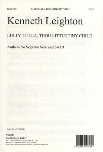 Lully, Lulla, Thou Little Tiny Child by Kenneth Leighton